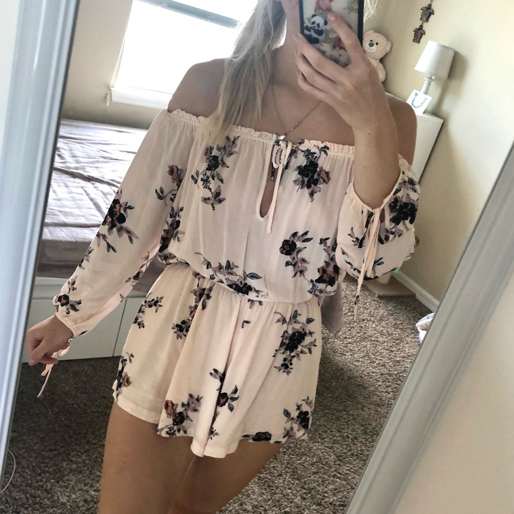 Free people floral romper